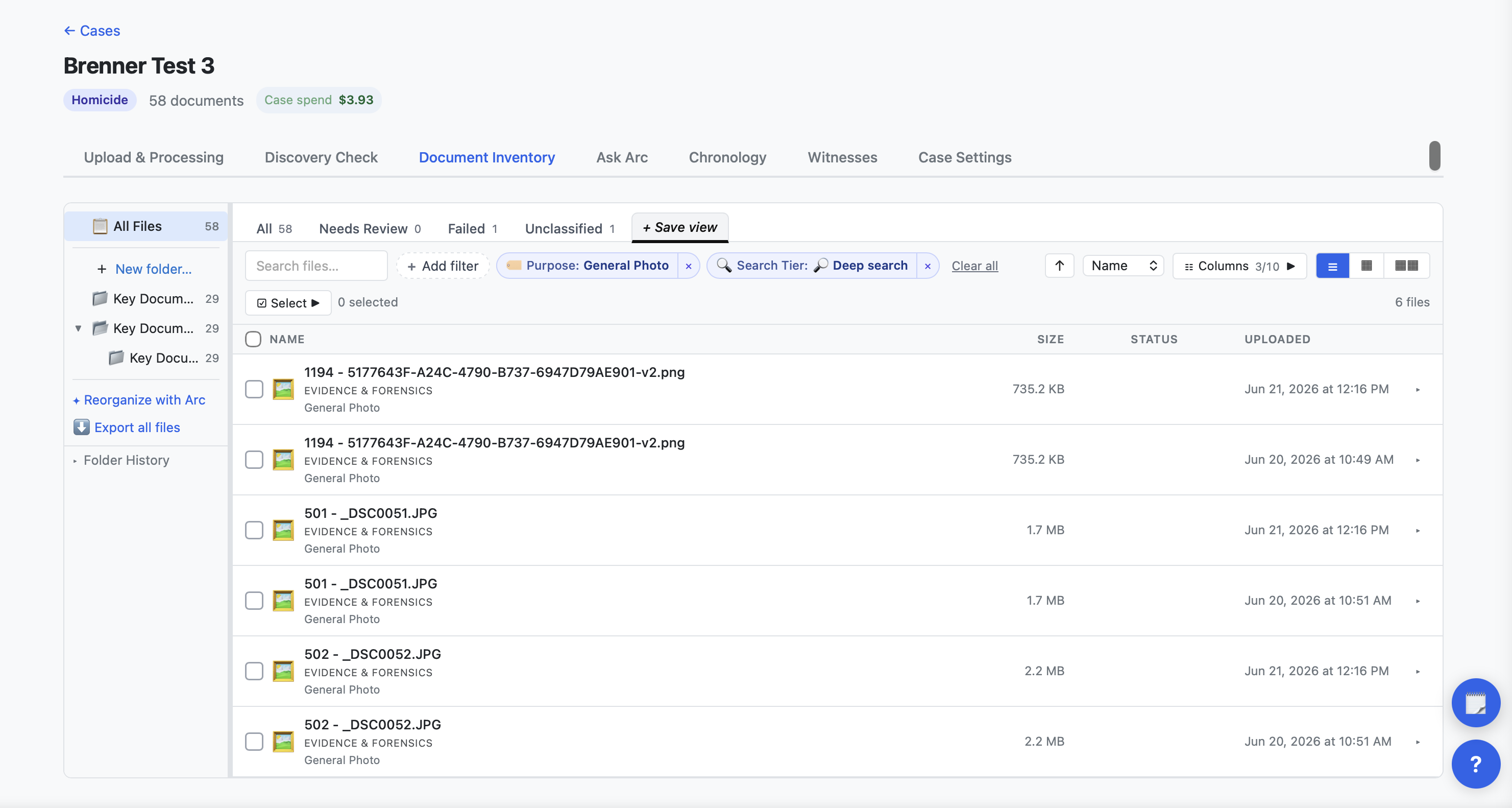 Filter, re-column, and save views to slice the case the way you work.